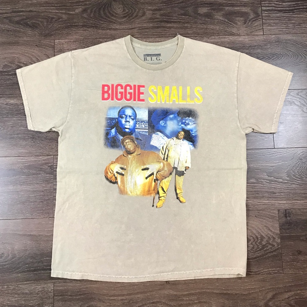 The Notorious B. I. G. Mens Retro Style Biggie Smalls Rap Tee Classic T-Shirt XL